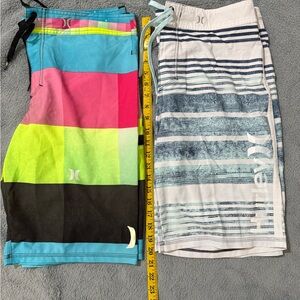 Hurley men’s swim trunks (pair)